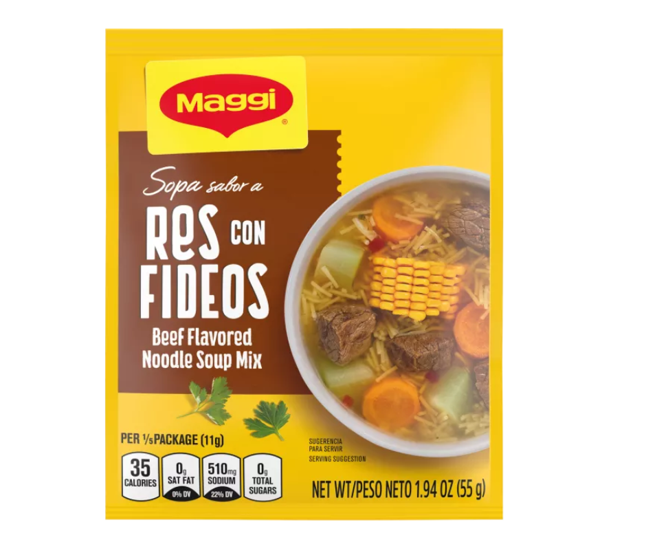 MAGGI Beef Noodles Soup 12(12x55g) XP