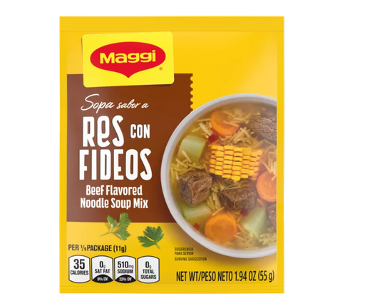 [12530890] MAGGI Beef Noodles Soup 12(12x55g) XP