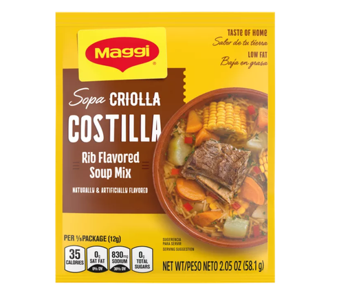 [11296100] MAGGI Criolla Rib Soup 12(12x58g) XP